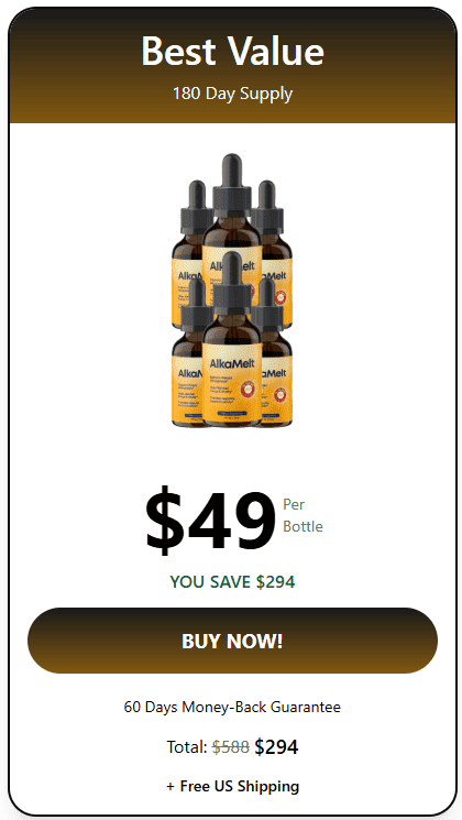 buy alkamelt 6 bottles